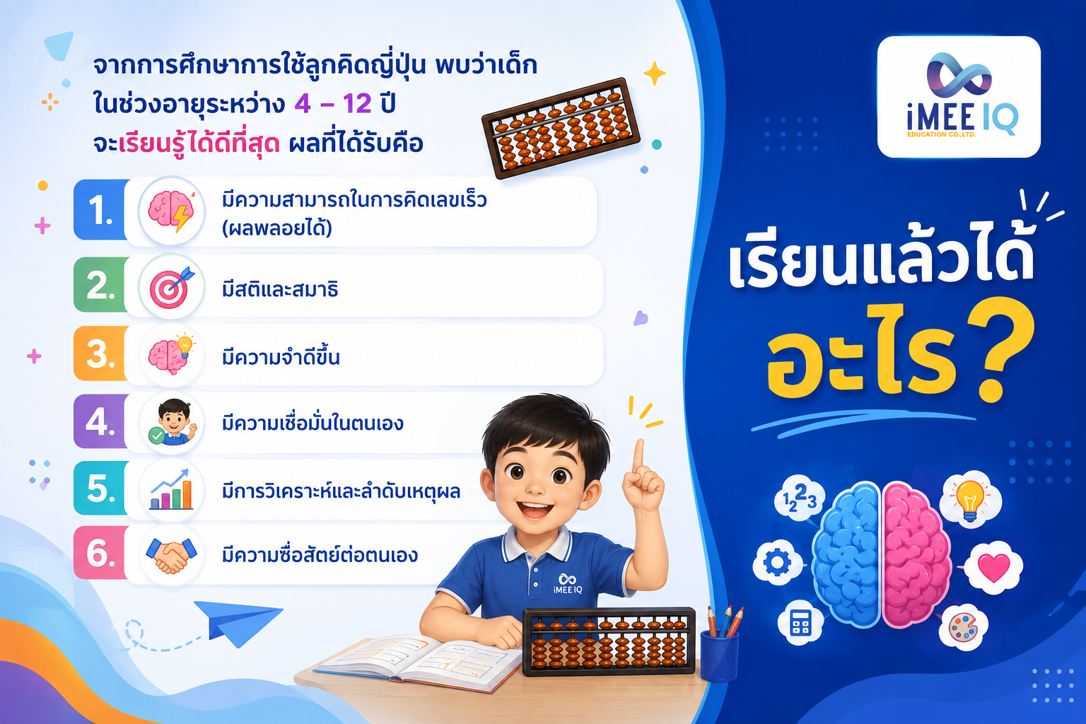 เคล็ดลับการฝึกสมาธิให้ลูกน้อยผ่านการดีดลูกคิด